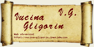 Vucina Gligorin vizit kartica